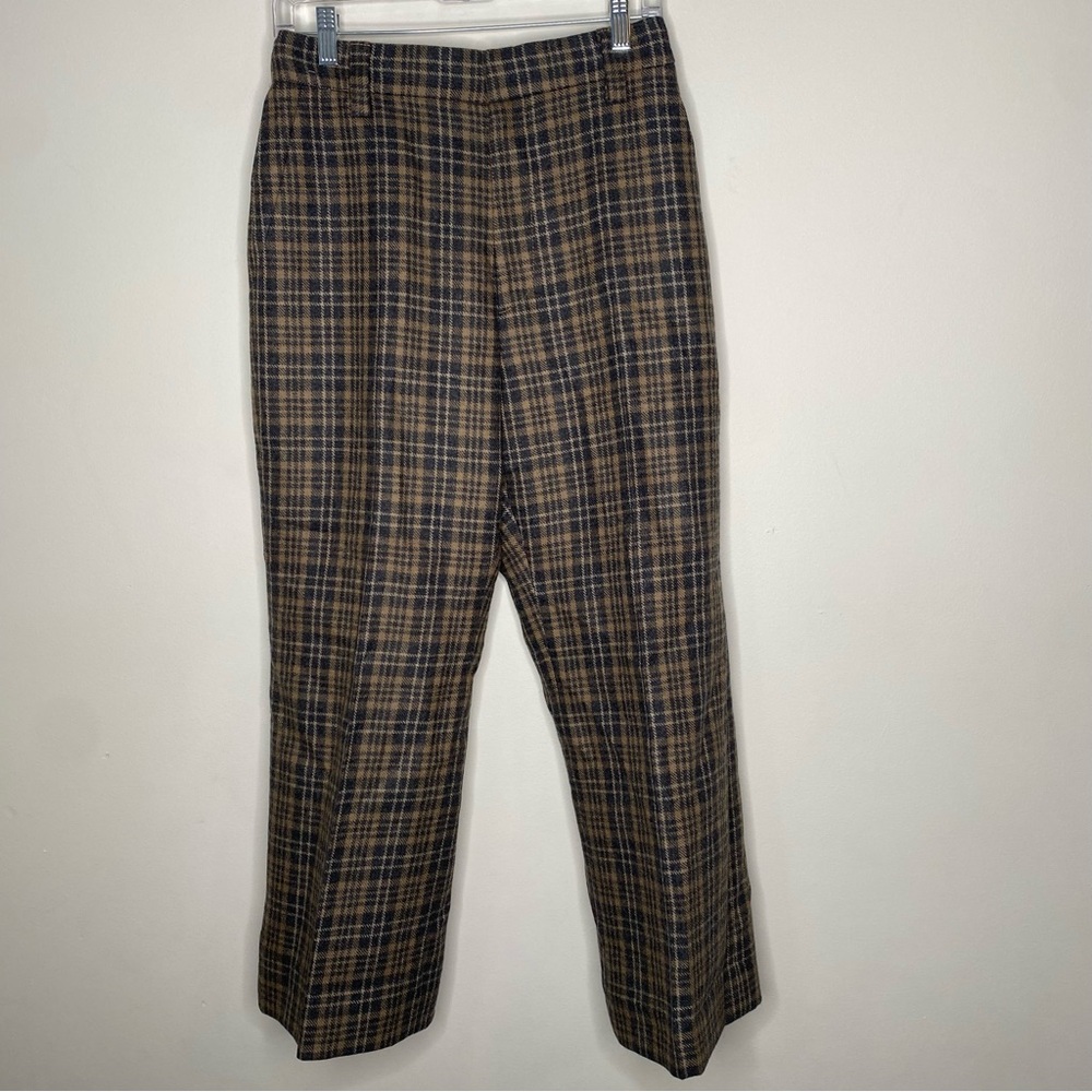 Marc Jacobs Wool Plaid Crop Pants Sz S